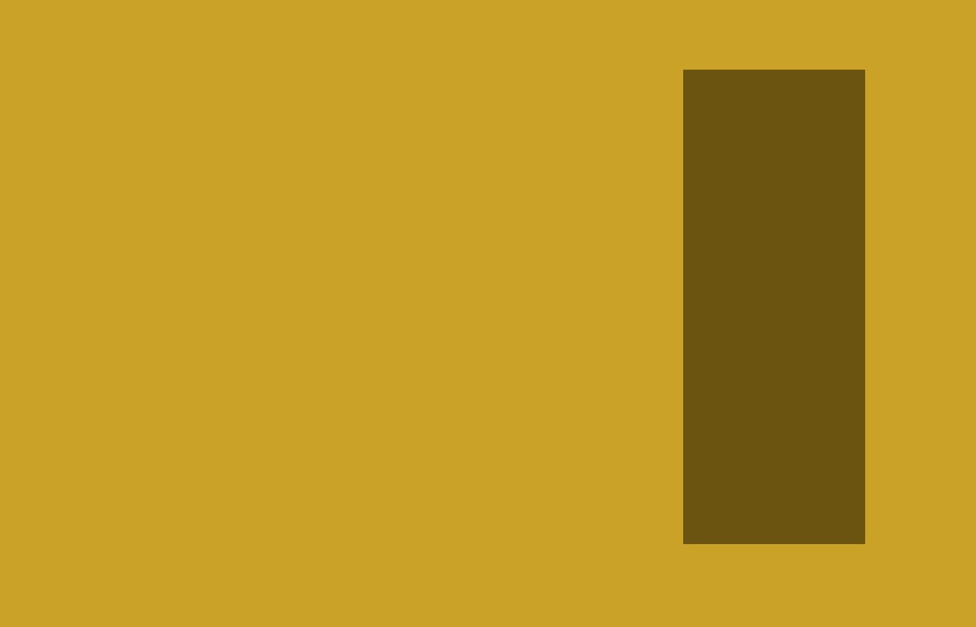 A yellow and ochre abstract painting